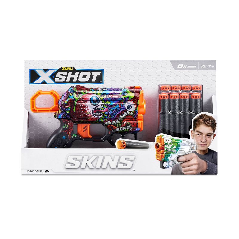X-Shot SKINS Menace Dart Blaster - Scream by ZURU, 3 of 9