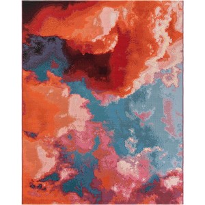 Unique Loom Outdoor Modern Rayleigh Area Rug - 1 of 4