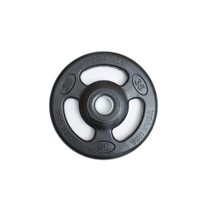 York Barbell ISO Grip Plate Durable Rubber Coated Weight Plate for Home and Commercial Gym Training - 1 of 1