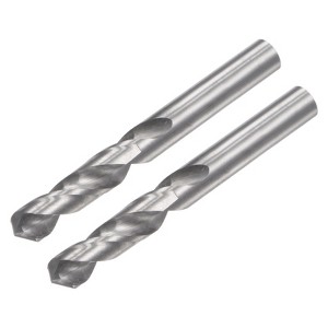 Unique Bargains Solid Carbide Tungsten Steel Straight Shank Jobber Drill Bits 2 Pcs - 1 of 4