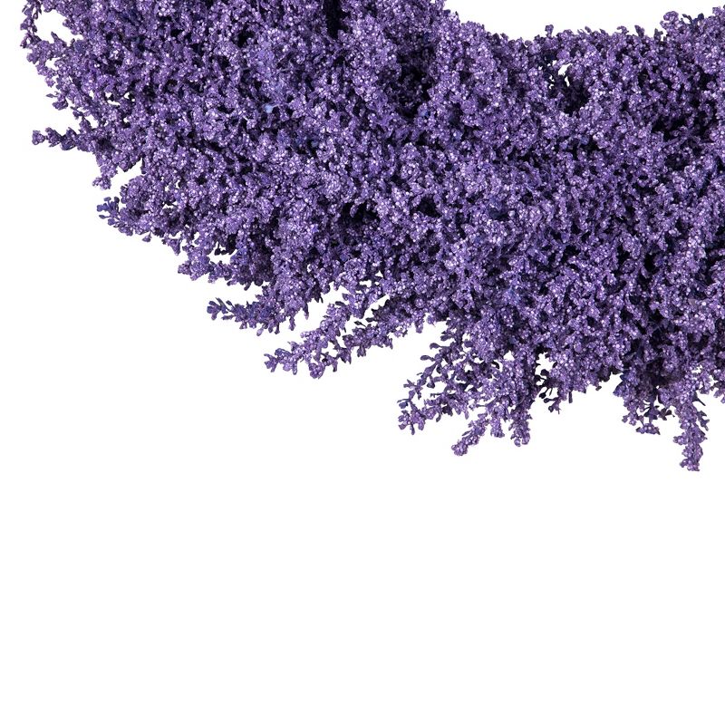 Northlight Purple Lavender Artificial Floral Spring  Wreath, 28-Inch, Unlit, 3 of 4