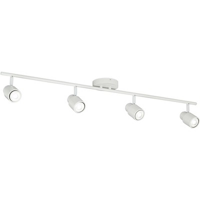 Melson White 4-Head LED Ceiling Track Light Fixture