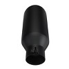 GOTGELIF 3" Inlet 5" Outlet Stainless Steel Car Exhaust Tip Exhaust Muffler with Rolled Edge - 4 of 4