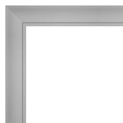 Flair Polished Nickel 72" Full-Length Leaner Wood Mirror