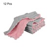 Unique Bargains Kitchen Quick Dry Coral Fleece Dish Cloths 12 Pcs - 3 of 4
