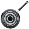 LunaLulinlk Easy Clean 3 Piece Aluminum Nonstick Frying Pan Set, Black - 3 of 4
