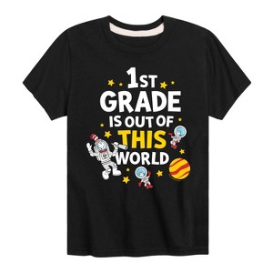 Boys' - Dr. Seuss - First Grade Out Of This World Short Sleeve Graphic T-Shirt - 1 of 4
