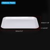 Unique Bargains Plastic Rectangle Reusable Fast Food Dining Areas Serving Trays - 2 of 4