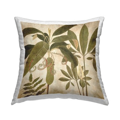 Stupell Industries Botanical Forest Leaf Plants, 18 x 18