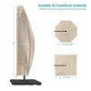 Sonkuki Umbrella Covers Rainproof for Offset Hanging Cantilever Umbrellas 600D UV Resistant Parasol Covers (Fits 9ft-11ft) - 3 of 4