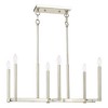 Livex Lighting Alpine 6 - Light Chandelier in  Polished Nickel - 3 of 4