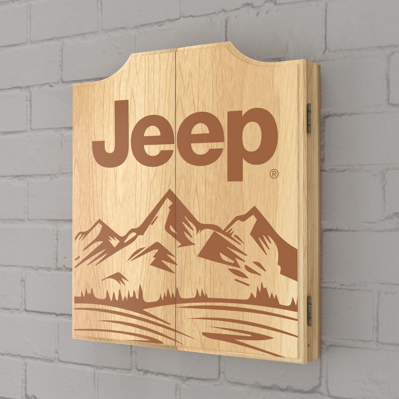 Jeep Sand Mountain Dart Board Cabinet Set, 2 of 6