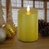11" HGTV LED Real Motion Flameless Gold Candle Warm White Lights - National Tree Company - 2 of 4