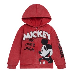 Disney Toy Story Mickey Mouse Lilo & Stitch Fleece Zip Up Hoodie Little Kid to Big Kid - 1 of 4