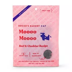 Bocce's Bakery Moooo Moooo Chewy Beef Cat Treats - 2oz