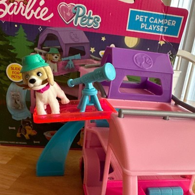 Barbie pet camper hot sale