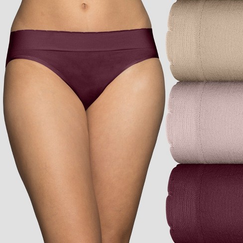 Women's Seamless Underwear No Show Stretch Bikini Panties Silky Invisible  Hipster 6 Pack