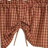 Park Designs Sturbridge Plaid Lined Farmhouse Red Valance 60" - 3 of 3