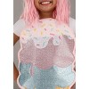 HalloweenCostumes.com One Size Fits Most  Girl  Kid's Sandwich Board Ice Cream Costume | Sandwich Board Costumes,  Blue/Orange/Pink - 2 of 3