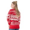 Joyfy Christmas Sweater, Red Family Matching Christmas Ugly Sweater, Cute Long Sleeve Knit Pullover - 2 of 4