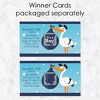 Big Dot of Happiness Boy Special Delivery - Blue It's a Boy Stork Baby Shower Game Scratch Off Cards - 22 Count - 3 of 4