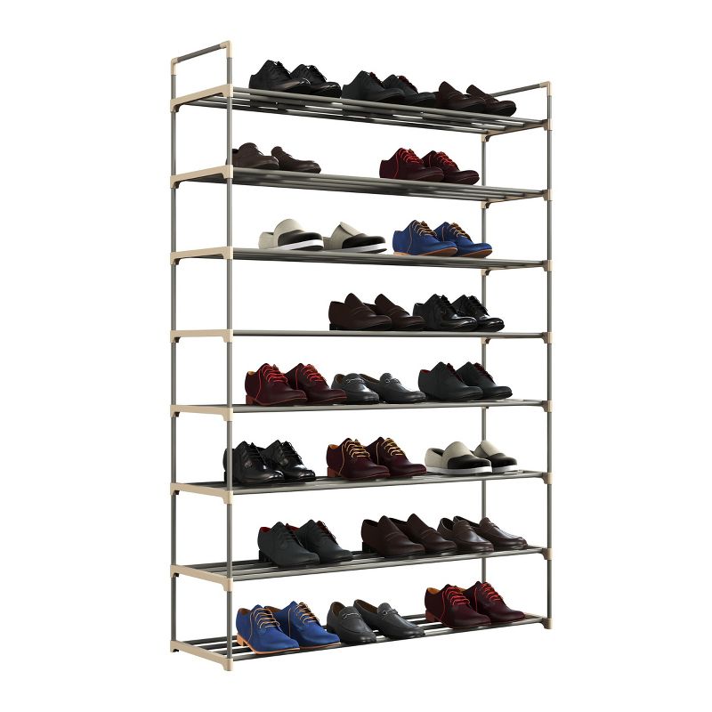 Hastings Home 8-Tier Shoe Storage Rack - Room for 48 Pairs of Shoes, 60.6" x 11.8" x 40.9", 1 of 9