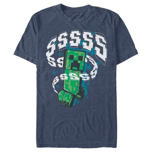 marmelade Regnbue Reklame Men's Minecraft Ssss Creeper T-shirt : Target
