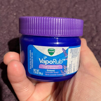 Vicks Vaporub Cough Suppressant Ointment : Target