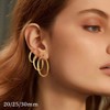 Hoop Earrings for Women - Hypoallergenic, Nickel - Free, Lightweight 13 - 60mm Set - 3 of 4