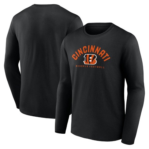 Nfl Cincinnati Bengals Men s Core Long Sleeve T shirt Target