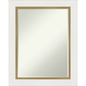 Amanti Art Eva Petite Bevel Bathroom Wall Mirror - 1 of 4