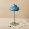 John Derian for Target 10.5" Blue Mushroom Lamp - 4 of 4
