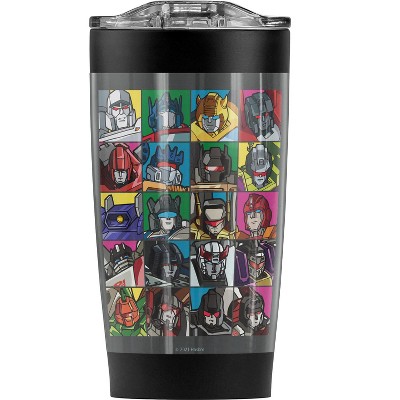 Transformers Transformer Squares Steel Tumbler 20oz Coffee Travel Mug