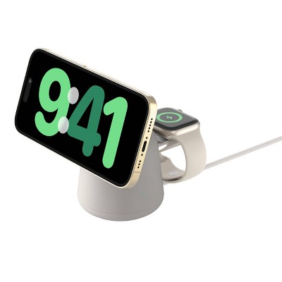 Belkin 2-in-1 Wireless Charging Dock with MagSafe