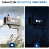 SereneLife Reflective Mailbox Numbers Sticker - Self-Adhesive Vinyl Decal for Easy Application (Set of 3) - 3 of 4