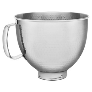 KitchenAid 5qt Tilt Head Hammered Stainless Steel Bowl - 1 of 3