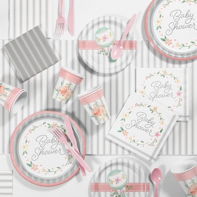 baby shower party plates