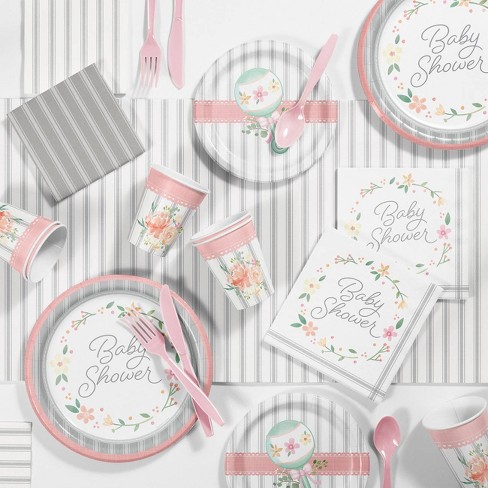 Country Floral Baby Shower Party Supplies Kit Target