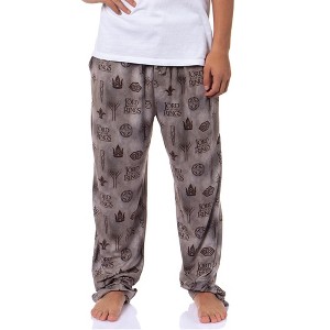 The Lord of the Rings Men's Tossed Print Sleep Pajama Pants - 1 of 4