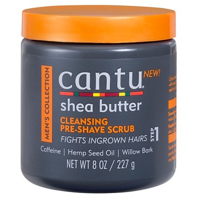 Cantu Men's Shea Butter Cleansing Pre Shave Scrub - 8oz