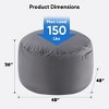 JIONJOY Comfort - Redefined Bean Bag Sofa Chair with Memory Foam Filling, Ideal for Every Home - 2 of 4