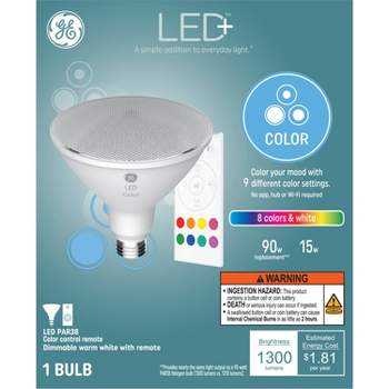 GE Remote Included LED+ Outdoor Color Changing Floodlight Bulb
