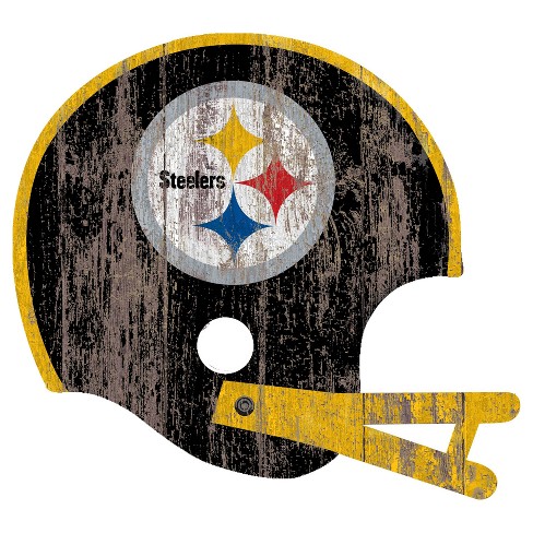 Pittsburgh Steelers Authentic Helmet Cutout Sign