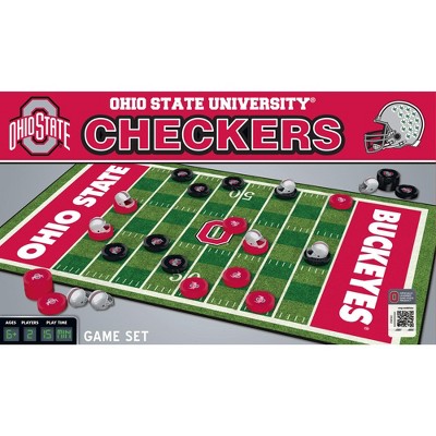 MasterPieces NCAA Ohio State Checkers Board Game