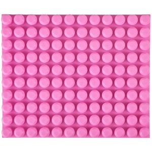 Strictly Briks Toy Building Block, Beginner Bricks Stackable Baseplates, Large Pegs, Pink, 1 Piece, 12.5 x 15 Inches - 1 of 4