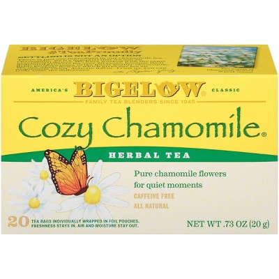 Bigelow Cozy Chamomile Herbal Tea Bags - 20ct