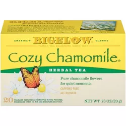 Bigelow Cozy Chamomile Herbal Tea Bags - 20ct