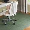 TOWN & COUNTRY EVERYDAY Rae Abstract Organic Soft Felt Everwash®, Machine Washable Area Rug with Non-Slip Backing, Abstract Rug, Sage Green, 6'6"x9'2" - 2 of 4