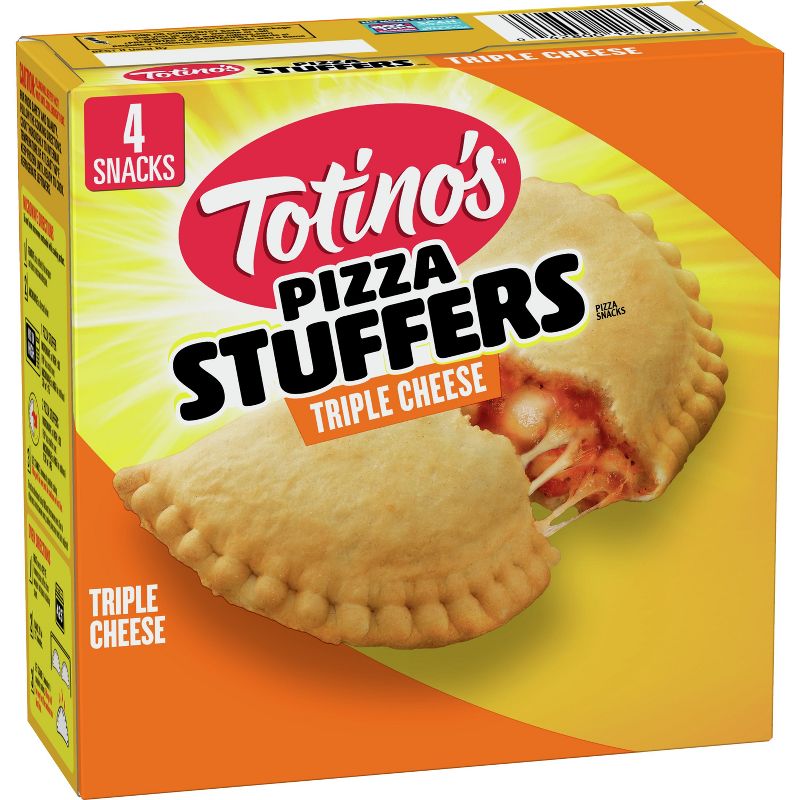 Totino&#39;s Pizza Stuffers Triple Cheese Frozen Pizza Snacks - 14.1oz/4ct, 1 of 11