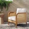 Nathan James Bohemian Outdoor Patio, Armchair White - 2 of 4